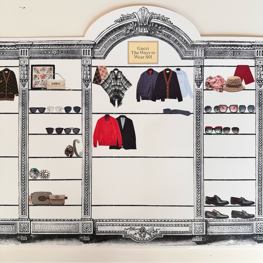 Authentic Gucci Sticker Wardrobe Board